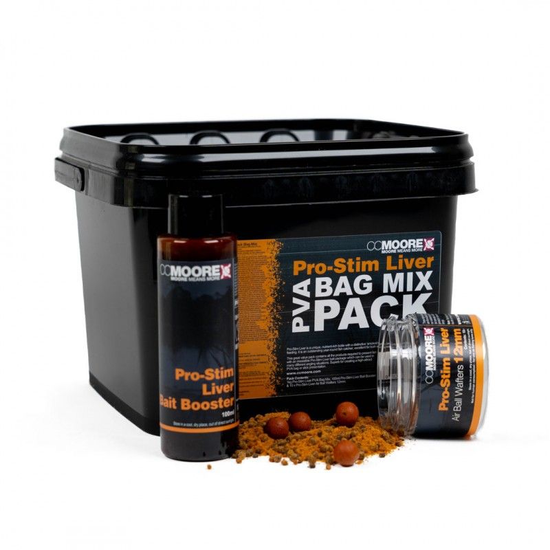 CC MOORE PRO-STIM LIVER PVA BAG MIX PACK